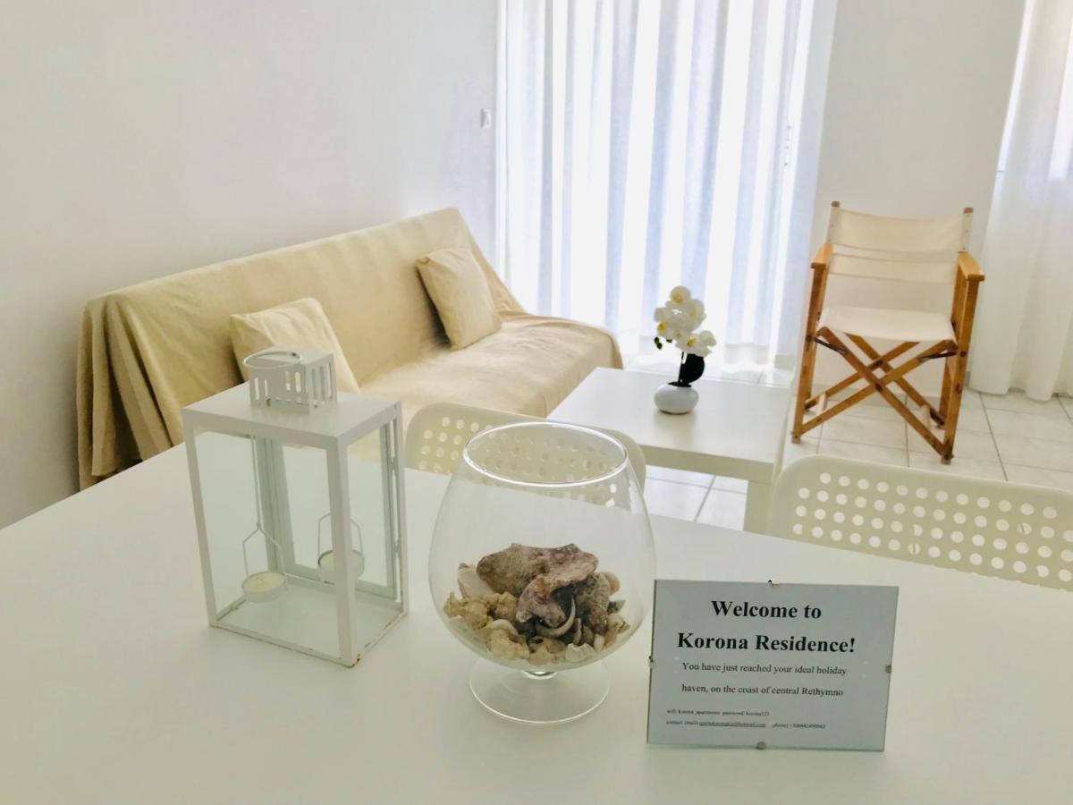 Korona Beach Apartments II Rethymno  Bagian luar foto